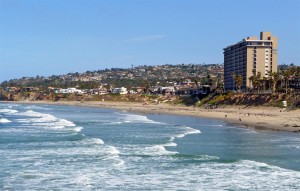 North Pacific Beach from Crystal Pier