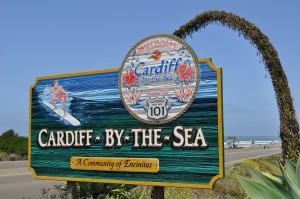 Cardiff by the Sea community sign