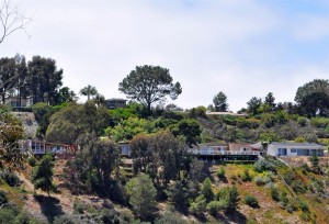 View of La Jolla Heights from the east