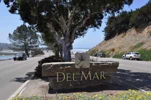 Del Mark community sign