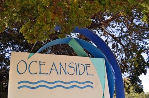 Oceanside community sign