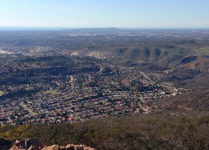 San Carlos view from Cowles Mountain