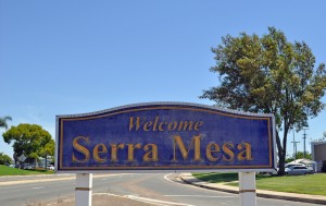 Serra Mesa community sign