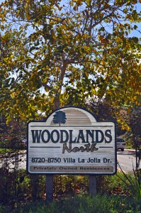 Woodlands North sign