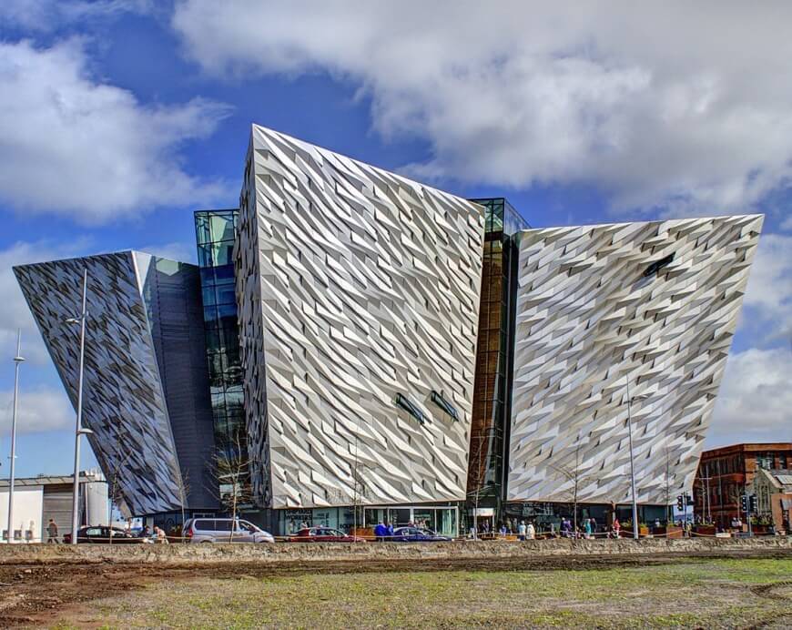 Titanic Belfast, author unknown licensed under the terms of CC BY-SA 4.0