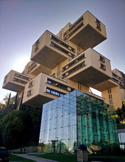 Bank of Georgia Headquarters by Tinalomidze7 is licensed under CC BY-SA