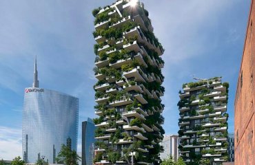 Bosco Verticale, Milano by Thomas Ledl licensed under the terms of CC-by-sa 4.0