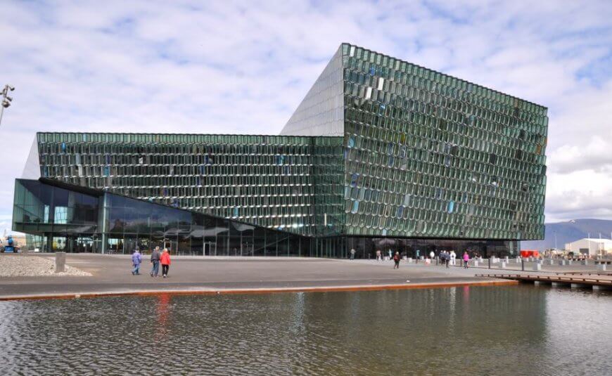 Harpa Reykjavik Concert Hall and Conference Center by Sarah Ackerman licensed under the terms of CC BY 2.0