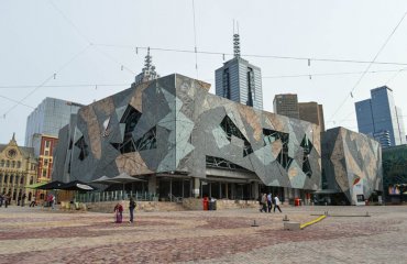 Federation Square by Francisco Anzola is licensed under CC BY 2.0