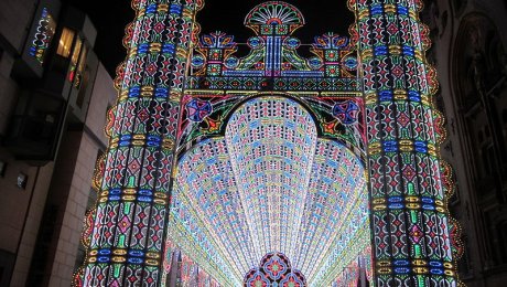 Light Cathedral by Zeisterre licensed under the terms of CC BY-SA 3.0