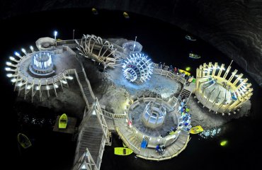 Salina Turda, Mina Terezia by Gabriel Tocu is licensed under CC BY-SA 4.0