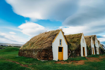 Turf Houses, Glaumbær, Iceland by messicanbeer is licensed under CC BY 2.0