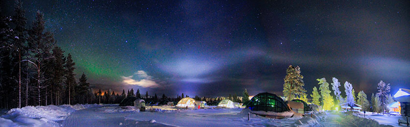 glass igloo— Hotel Kakslauttanen Glass Igloo by Man Ng is licensed under CC BY 2.0