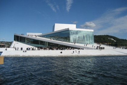 Oslo's Opera House by VisitOSLO is licensed under CC BY 2.0