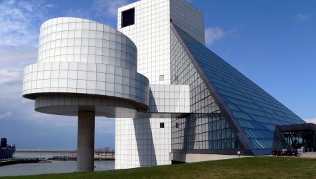 Rock and Roll Hall of Fame Museum by Dakota Callaway is licensed under CC BY 2.0