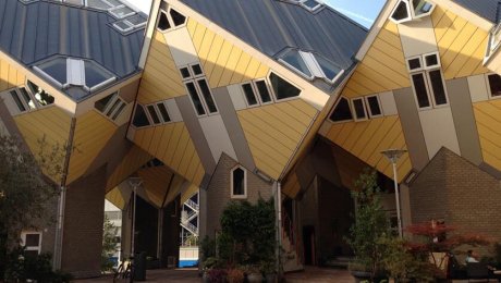 Cube houses in Rotterdam by Heather Cowper is licensed under CC BY 2.0