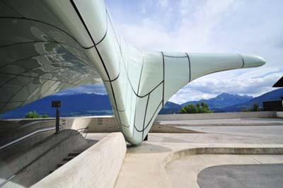 "Zaha Hadid - Innsbruck Nordpark Cable Railway 43" by Forgemind ArchiMedia is licensed under CC BY 2.0