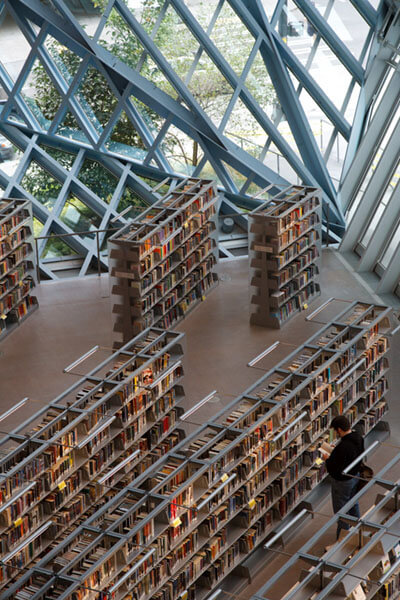 "Seattle Central Library" by Adam Foster is licensed under CC BY 2.0