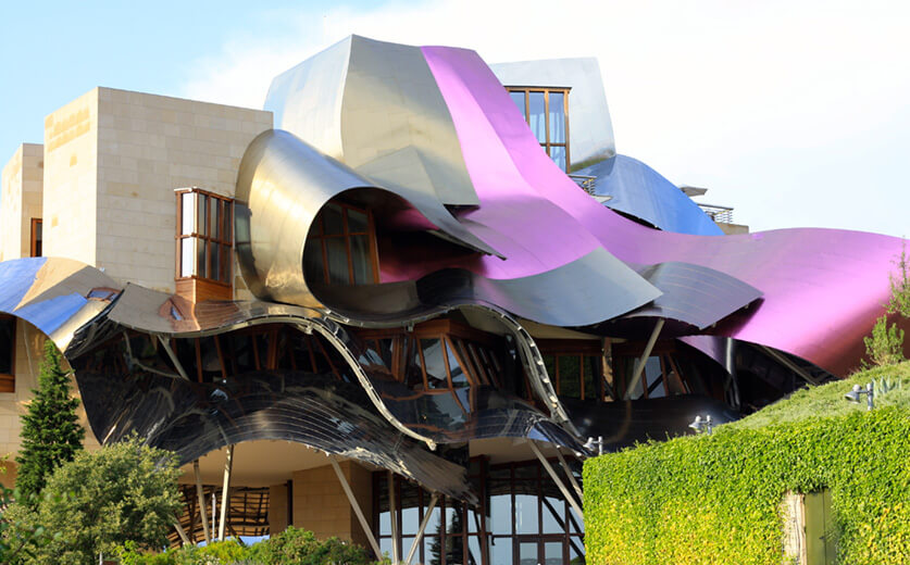 “Hotel Marques De Riscal,Elciego, Álava, Spain” by CO-120812 is licensed under CC BY-ND 2.0