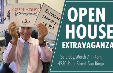 Open House Extravaganza March 7, 2020 from 1-4pm 4230 Piper Street, San Diego