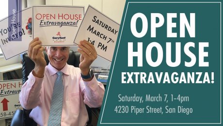 Open House Extravaganza March 7, 2020 from 1-4pm 4230 Piper Street, San Diego